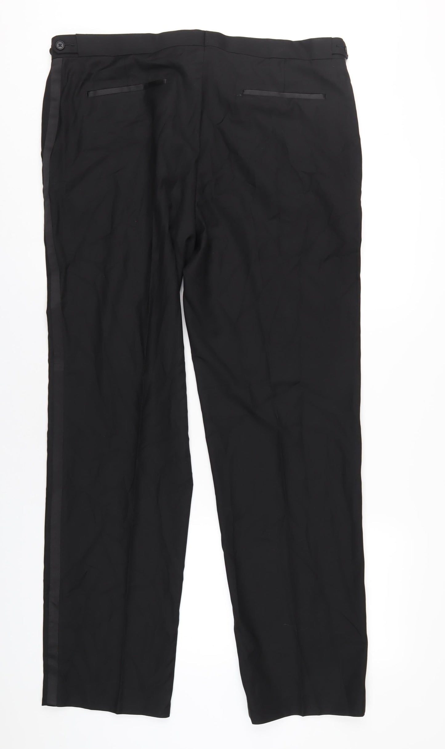 Mens UK Size 38 Marks and Spencer Regular Black Suit Tuxedo