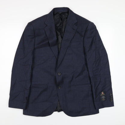 Mens UK Size 38 Marks and Spencer Regular Blue Suit Jacket