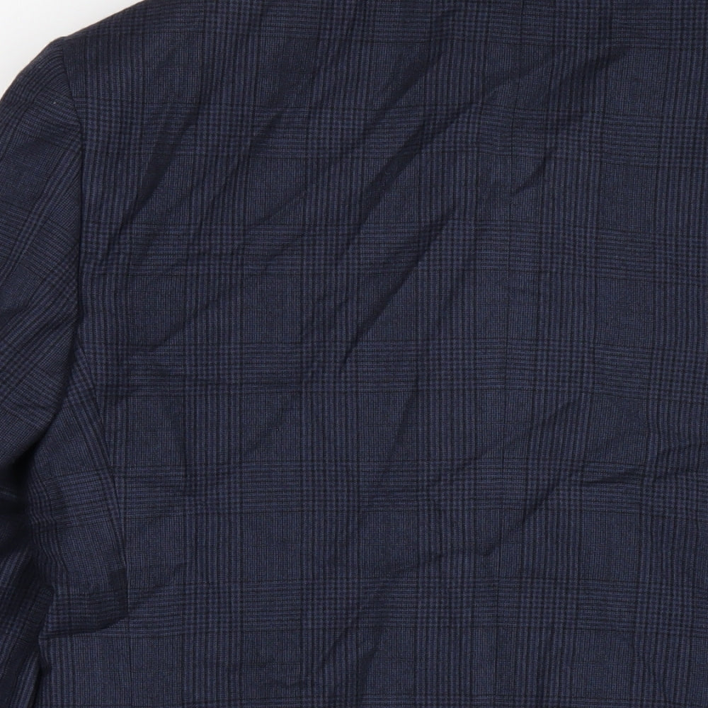 Mens UK Size 38 Marks and Spencer Regular Blue Suit Jacket