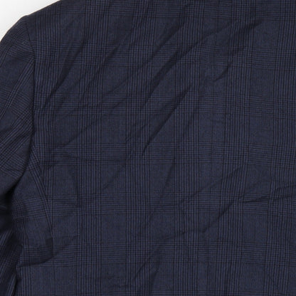 Mens UK Size 38 Marks and Spencer Regular Blue Suit Jacket