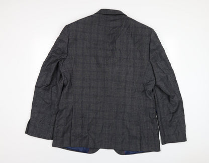 Mens UK Size 46 Chester Regular Grey Suit Jacket