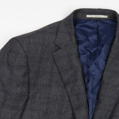 Mens UK Size 46 Chester Regular Grey Suit Jacket
