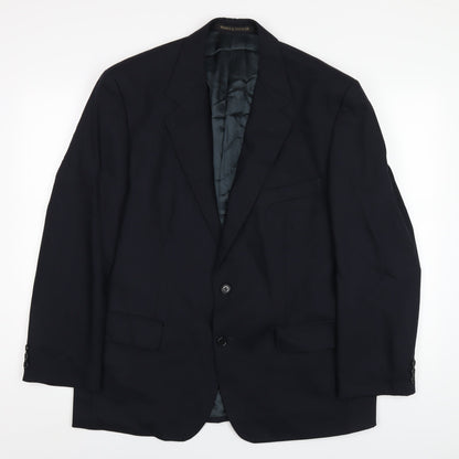 Mens UK Size 42 Marks and Spencer Regular Blue Suit Jacket