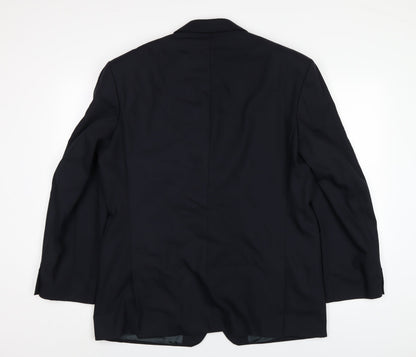 Mens UK Size 42 Marks and Spencer Regular Blue Suit Jacket