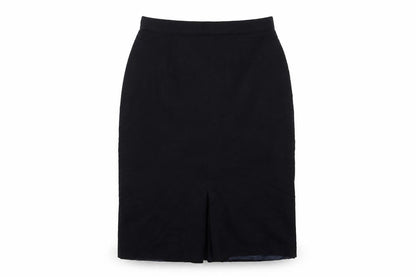 Miss Smith Womens Blue Wool A-Line Skirt Size 14 Zip