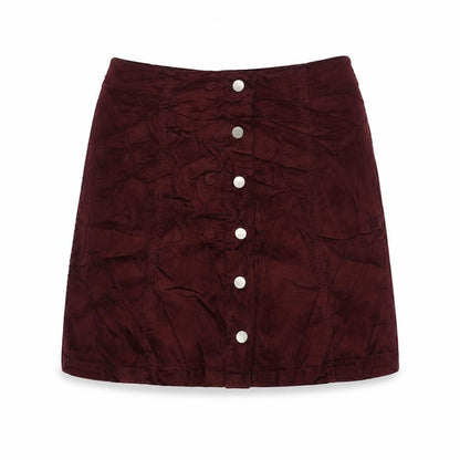 Womens UK Size 14 Matalan A-Line Corduroy Skirt