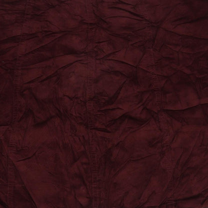 Matalan Womens Red Cotton A-Line Skirt Size 14 Button