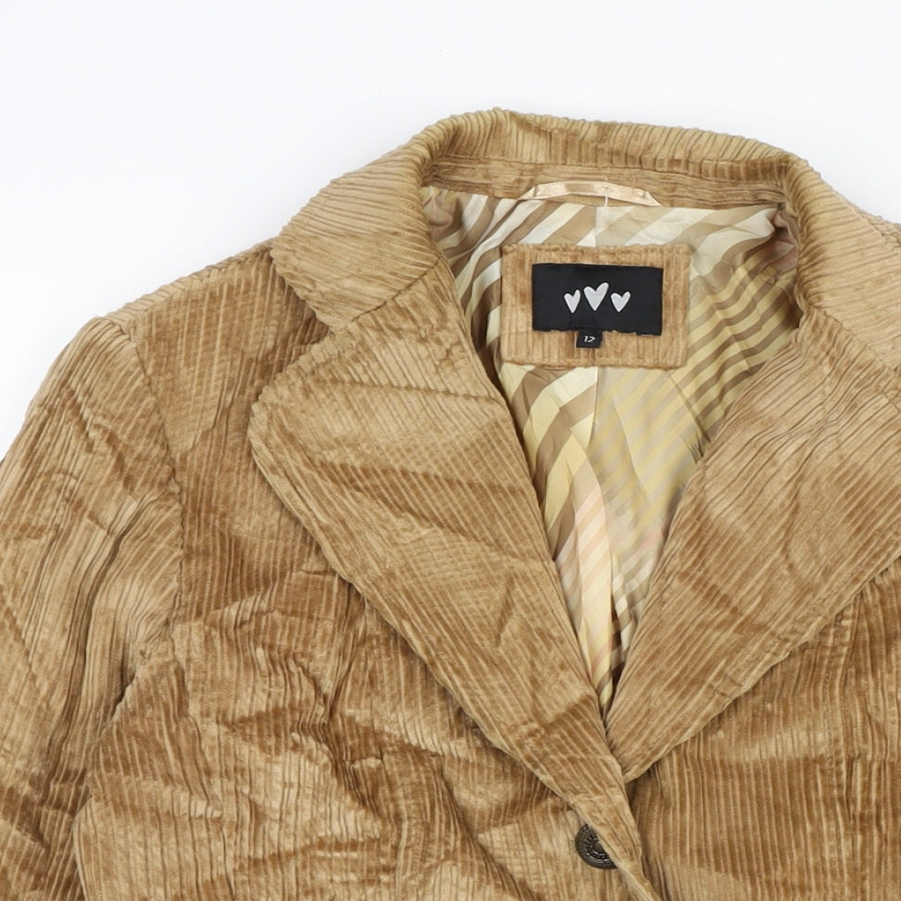Womens UK Size 12 Marks and Spencer Brown Jacket