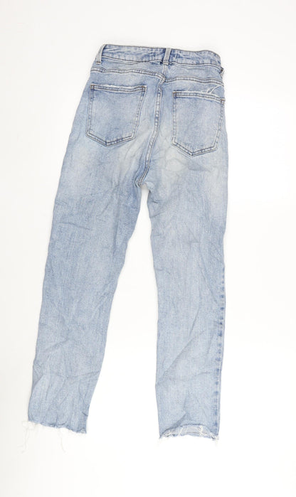 Womens UK Size 6 Denim & Co. Regular Fit Straight Blue Jeans
