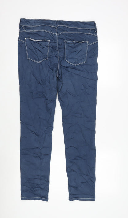 Womens UK Size 14 Marks and Spencer Regular Fit Skinny Blue Jeans