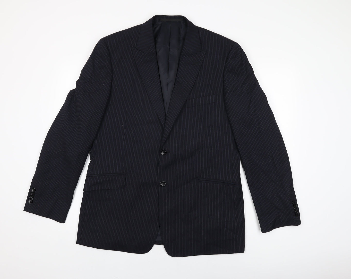 Mens UK Size 42 Linea Regular Black Suit Jacket