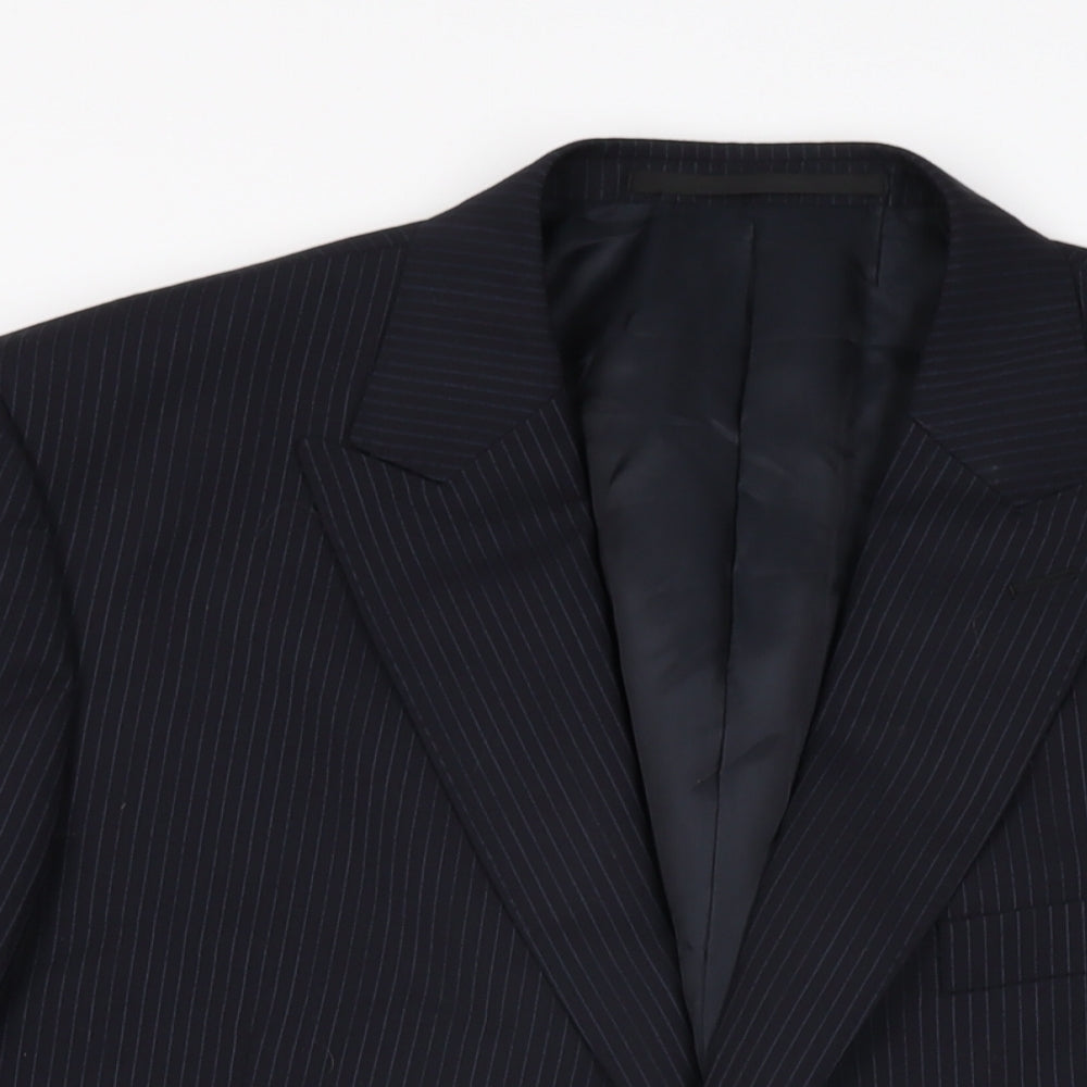 Mens UK Size 42 Linea Regular Black Suit Jacket