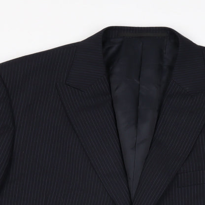 Mens UK Size 42 Linea Regular Black Suit Jacket
