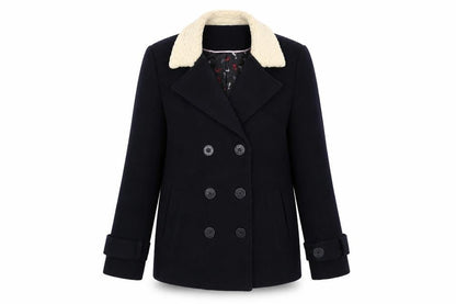 Womens UK Size 12 Henry Holland Blue Overcoat