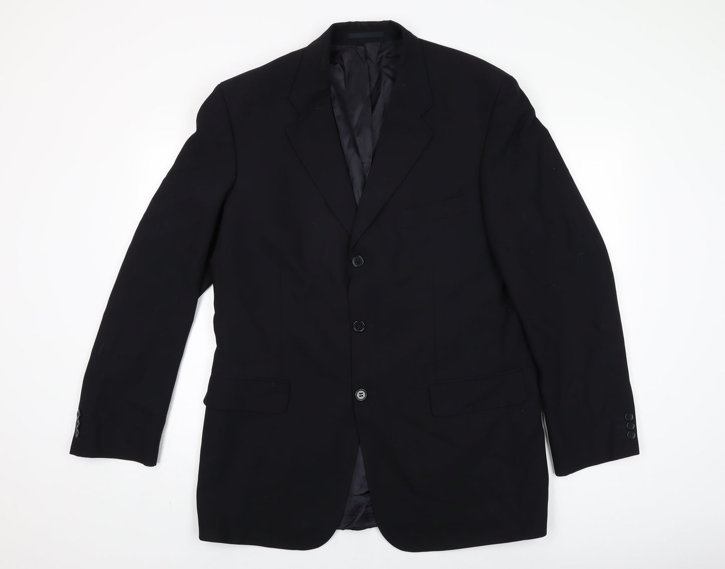 Mens UK Size 42 Scott & Taylor Regular Black Suit Jacket