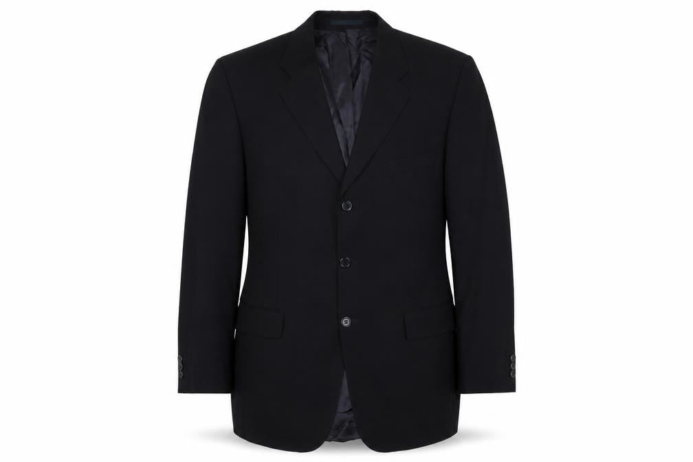 Mens UK Size 42 Scott & Taylor Regular Black Suit Jacket