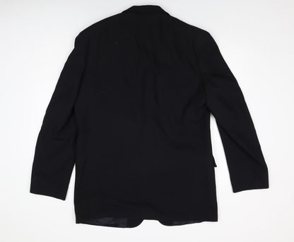 Mens UK Size 42 Scott & Taylor Regular Black Suit Jacket