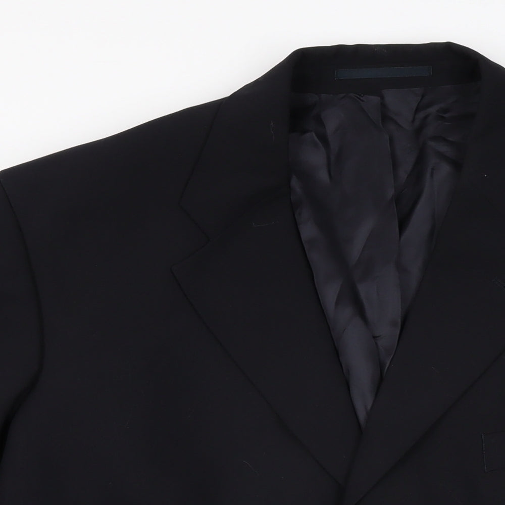 Mens UK Size 42 Scott & Taylor Regular Black Suit Jacket