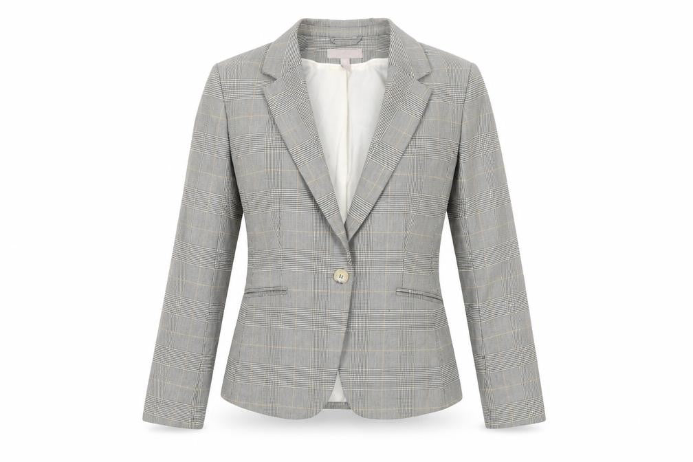 Womens UK Size 10 H&M Regular Grey Suit Jacket