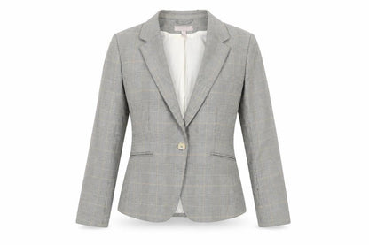 Womens UK Size 10 H&M Regular Grey Suit Jacket