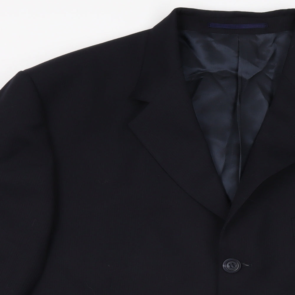 Mens UK Size 42 Tom English Regular Black Suit Jacket