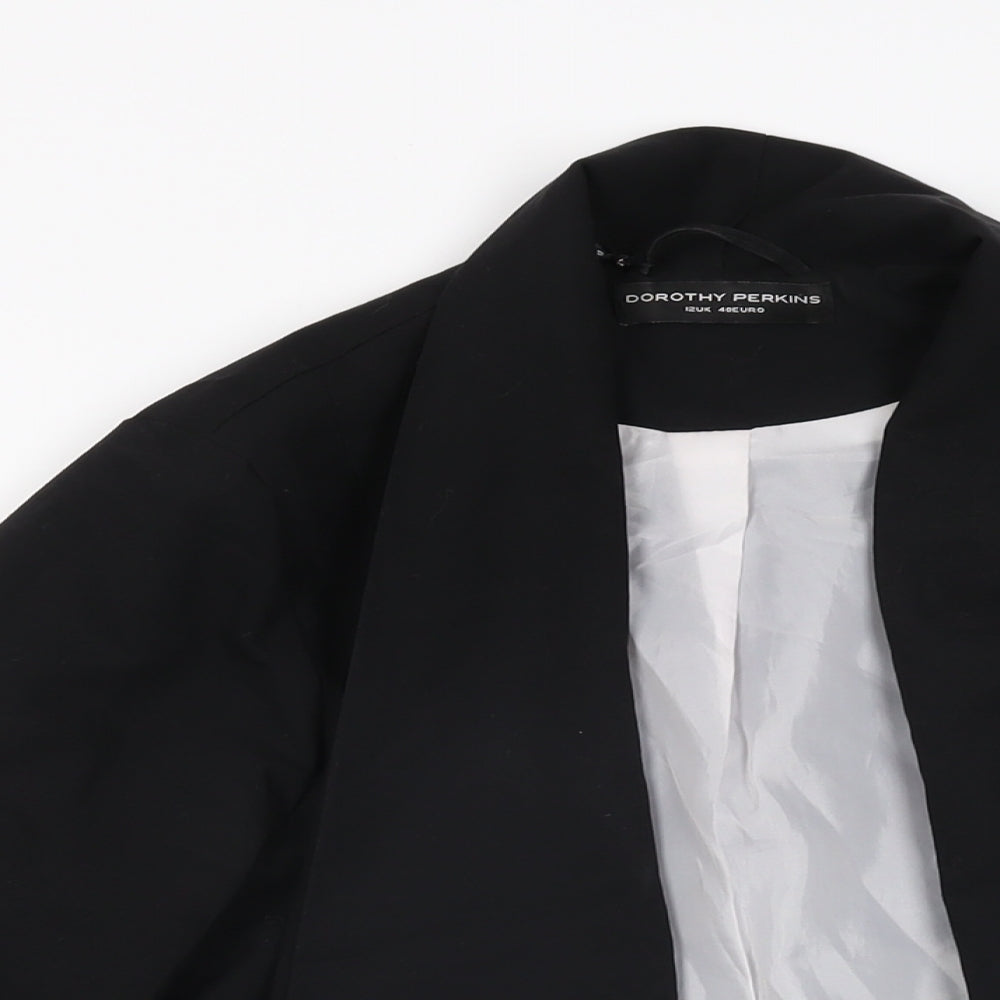 Womens UK Size 12 Dorothy Perkins Black Jacket