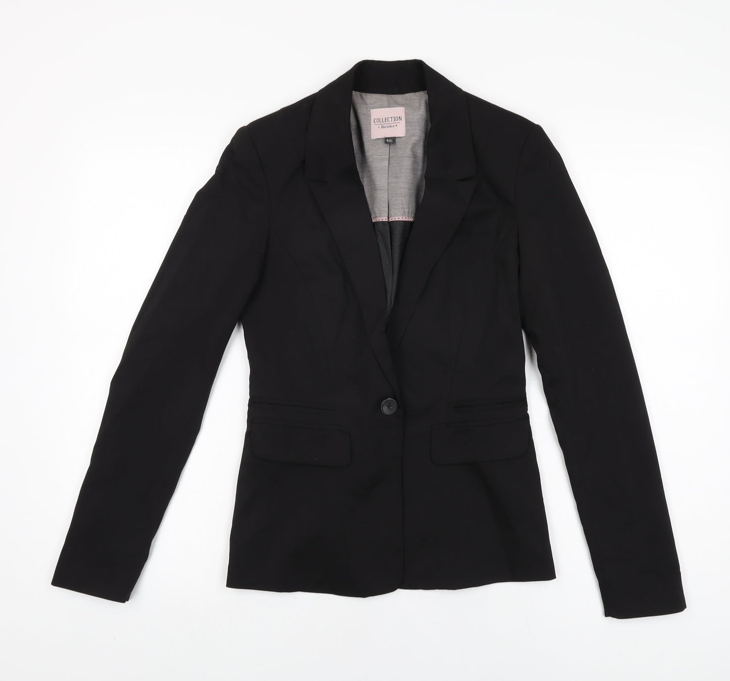 Womens UK Size S Bershka Black Jacket