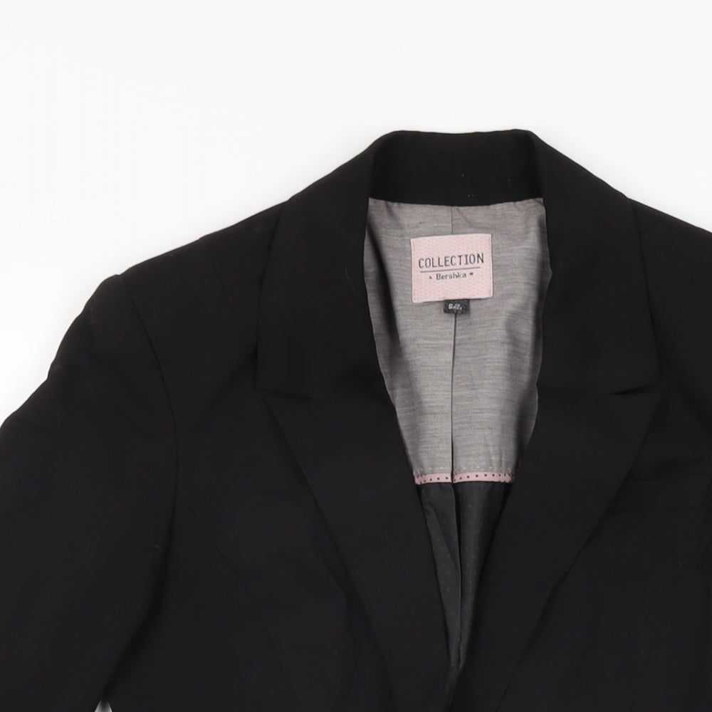 Womens UK Size S Bershka Black Jacket