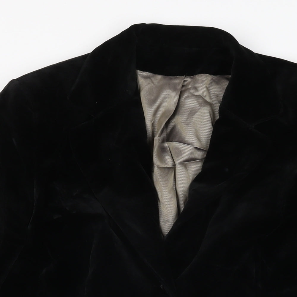 Dorothy Perkins Womens Black Jacket Coat Size 14 Button