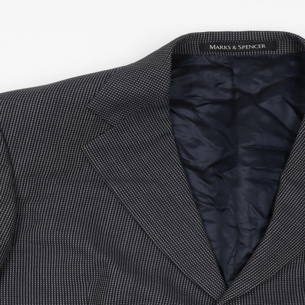 Mens UK Size 42 Marks and Spencer Regular Grey Suit Jacket