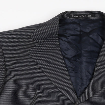 Mens UK Size 42 Marks and Spencer Regular Grey Suit Jacket