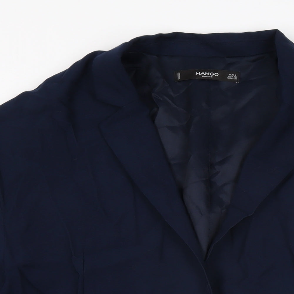 Womens UK Size S Mango Blue Jacket