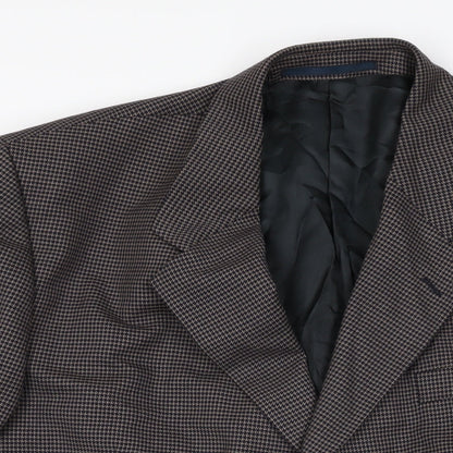 Mens UK Size 44 Principles Regular Brown Suit Jacket