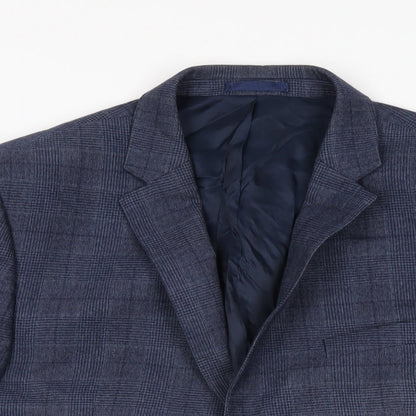 Mens UK Size 42 John Lewis Regular Blue Suit Jacket