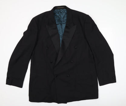 Mens UK Size 46 Marks and Spencer Regular Black Suit Jacket