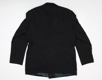 Mens UK Size 46 Marks and Spencer Regular Black Suit Jacket