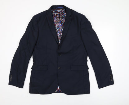Mens UK Size 40 NEXT Regular Blue Suit Jacket