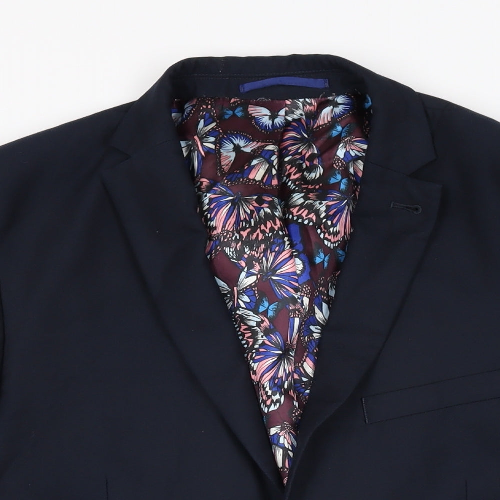 Mens UK Size 40 NEXT Regular Blue Suit Jacket