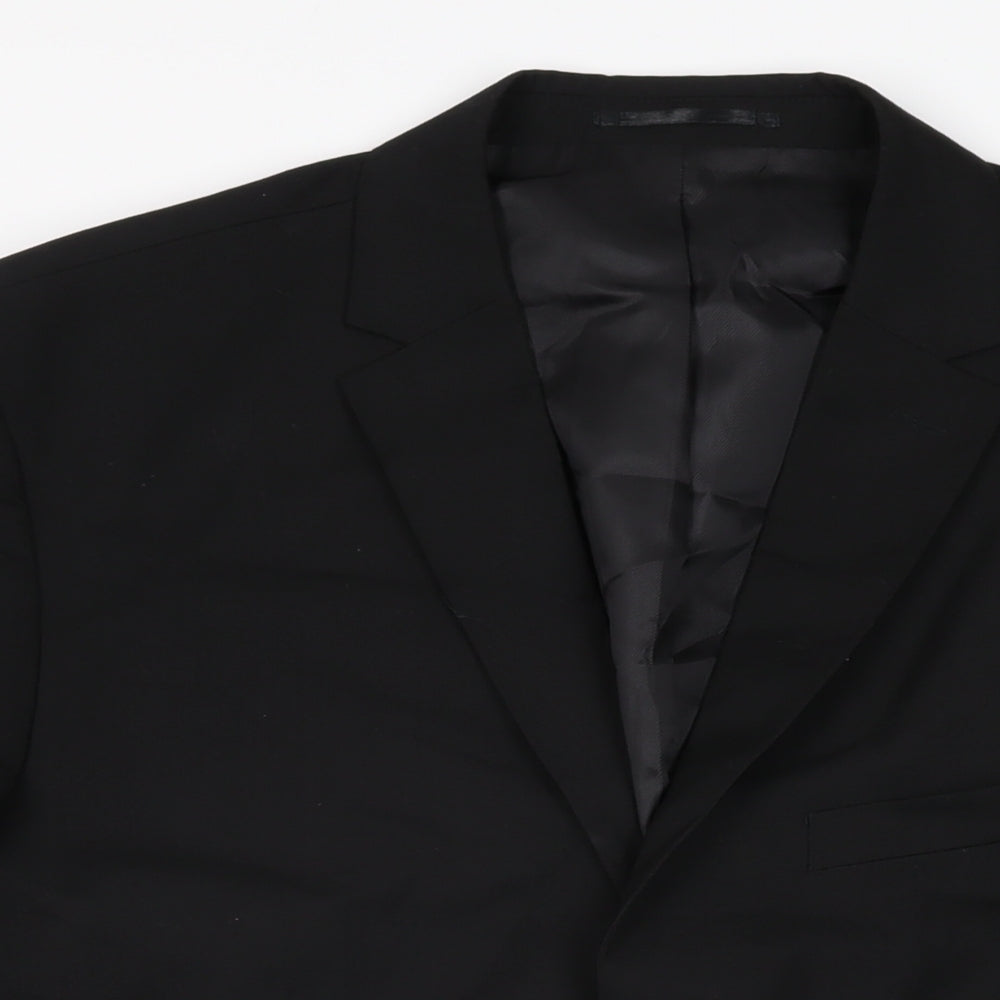 Mens UK Size 46 H&M Regular Black Suit Jacket