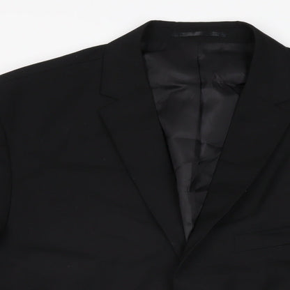 Mens UK Size 46 H&M Regular Black Suit Jacket