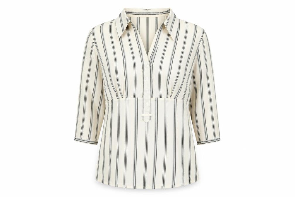 Womens UK Size 10 Intown Ivory Basic T-Shirt
