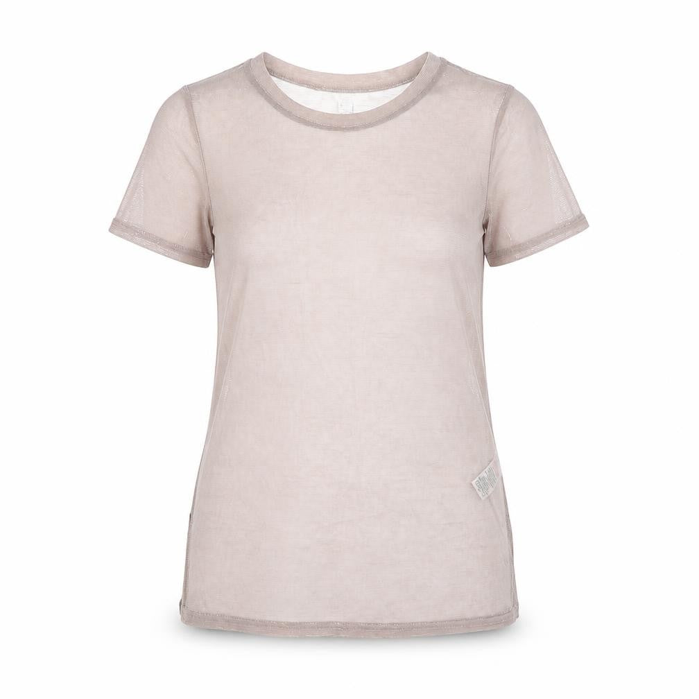 Womens UK Size 8 New Look Pink Basic T-Shirt