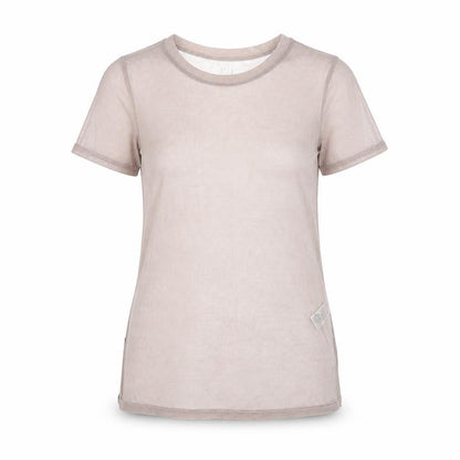 Womens UK Size 8 New Look Pink Basic T-Shirt