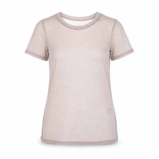 Womens UK Size 8 New Look Pink Basic T-Shirt