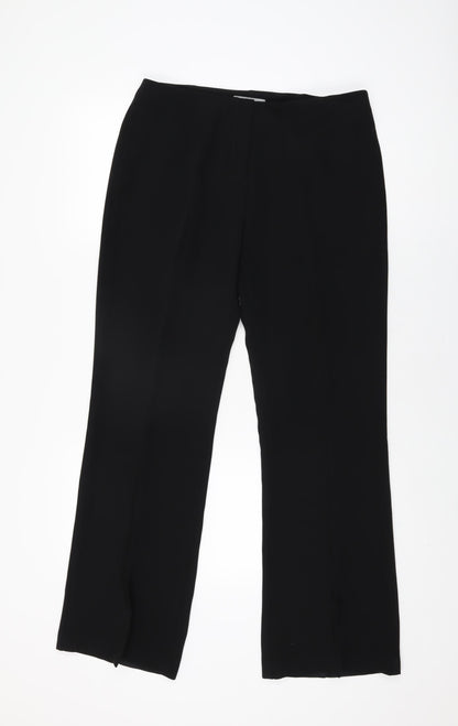 Womens UK Size 14 Marks and Spencer Regular Fit  Black Trousers