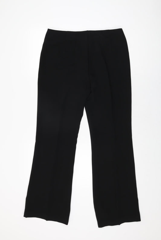 Womens UK Size 14 Marks and Spencer Regular Fit  Black Trousers