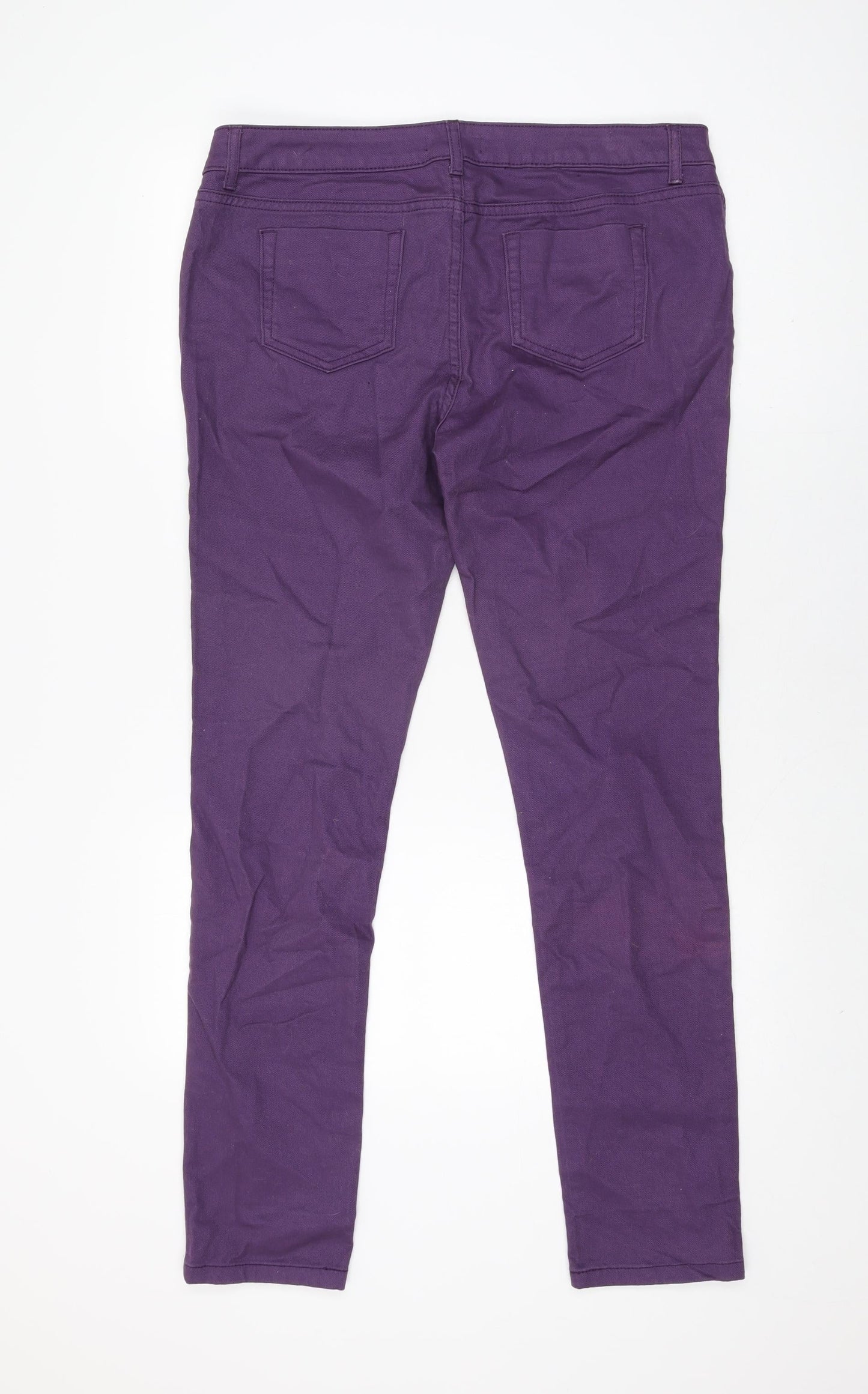 Womens UK Size 32 in Marks and Spencer Regular Fit Skinny Purple Jeans