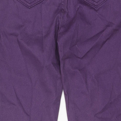 Womens UK Size 32 in Marks and Spencer Regular Fit Skinny Purple Jeans