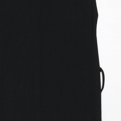 Missguided Womens Black Polyester Shift Size 10 Round Neck Pullover