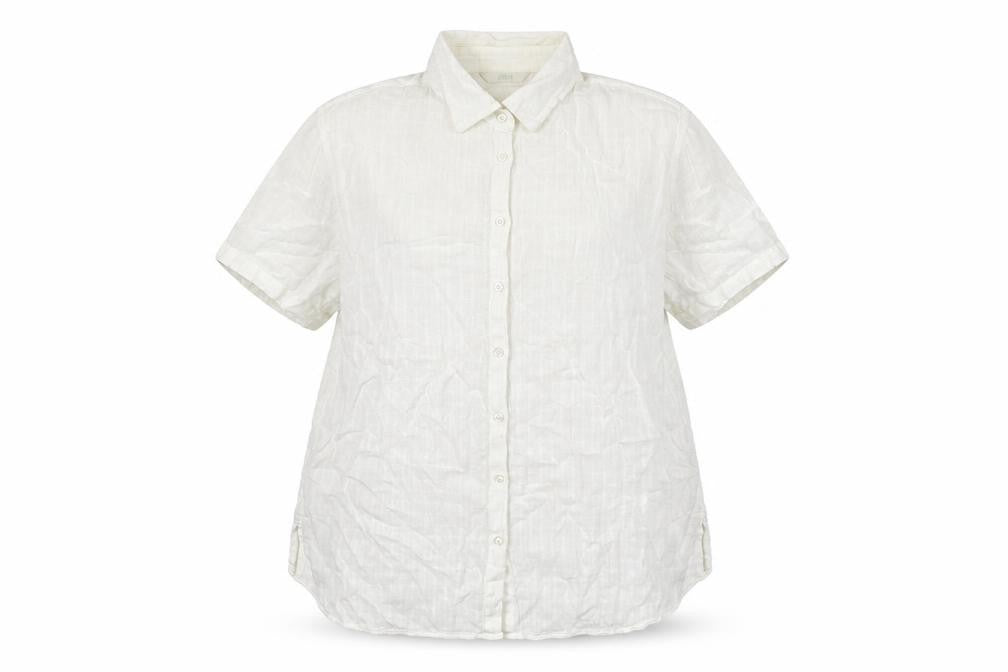 Womens UK Size 16 Marks and Spencer White Basic Button-Up